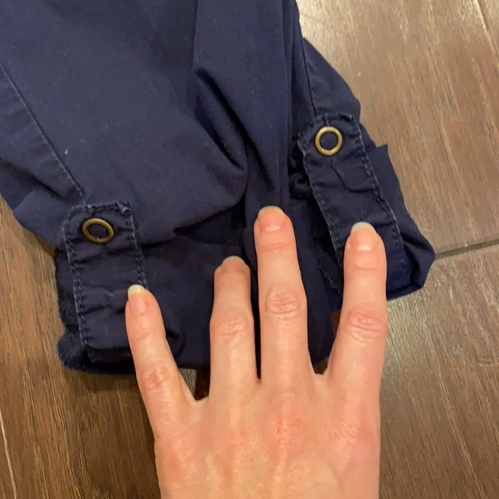Women's Navy Maternity Pants (SO COMFORTABLE!!) - Picture 6 of 12